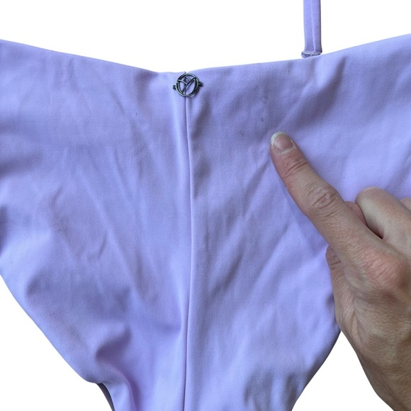 Dea Rose Swimwear Lilac Purple Reversible Bikini Set Women’s Size XL NWT Sexy - Picture 5 of 10